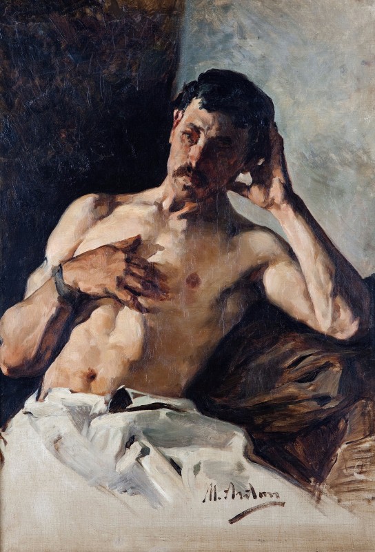 "Pictură. Figură / semifigură" by Mariano Anton y Serra