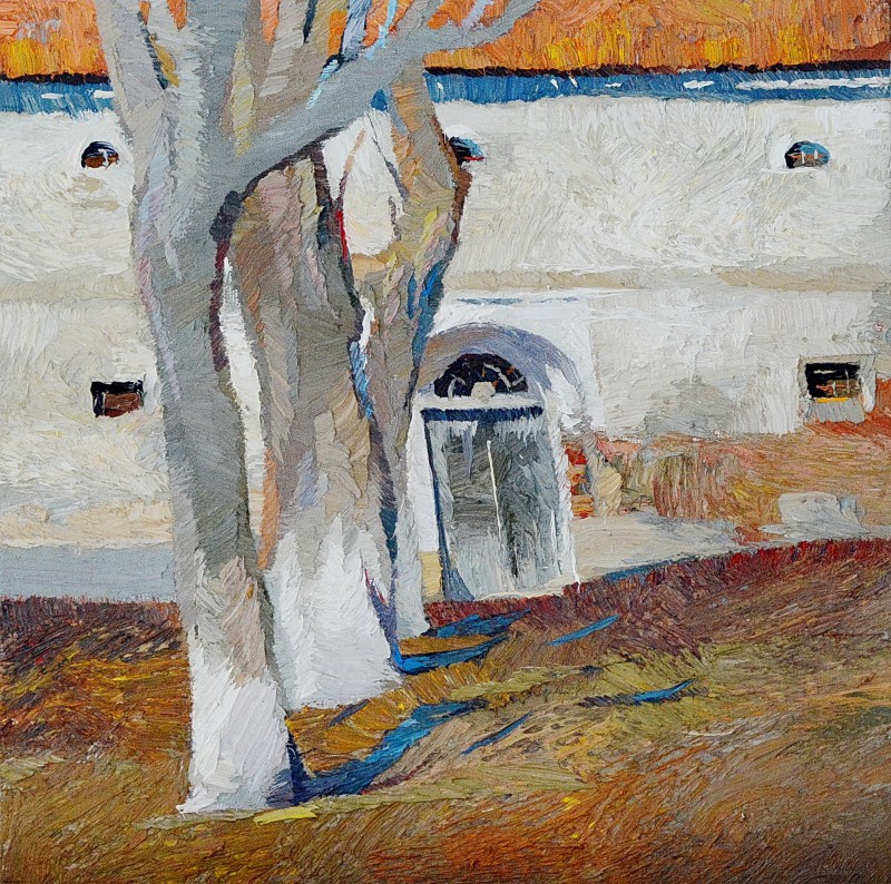"Etude. Transilvania" by Anatol Ghimpu, 2012, 420x420mm, oil on canvas