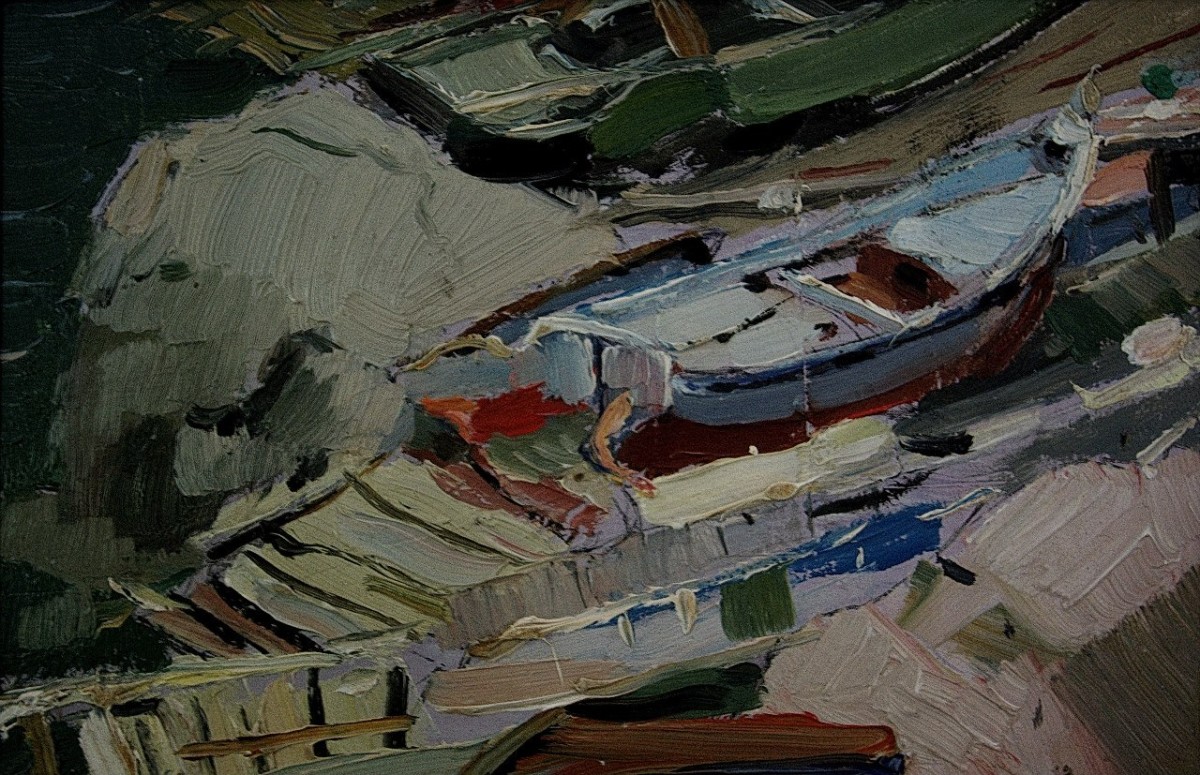 "Pictură. Peisaj" by Iurie Șibaev