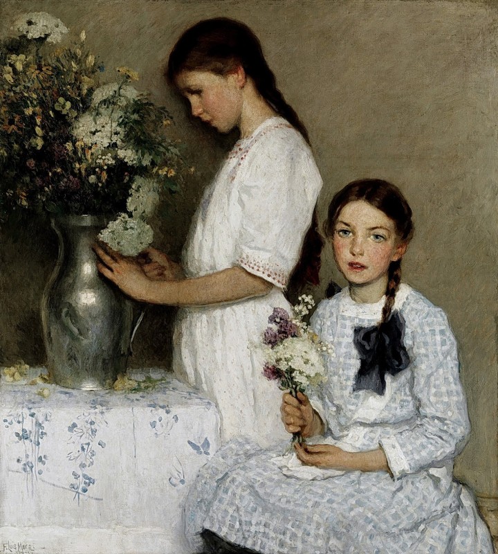 "Compoziție. Oameni" by F. Luis Mora