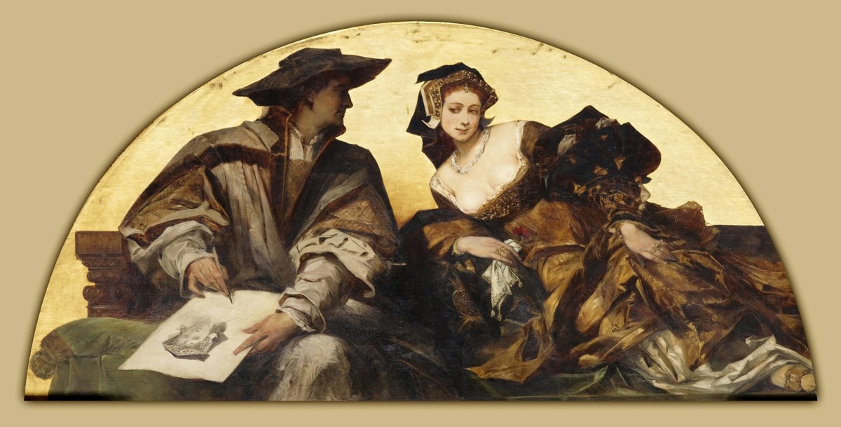 "Композиция" by Hans Makart