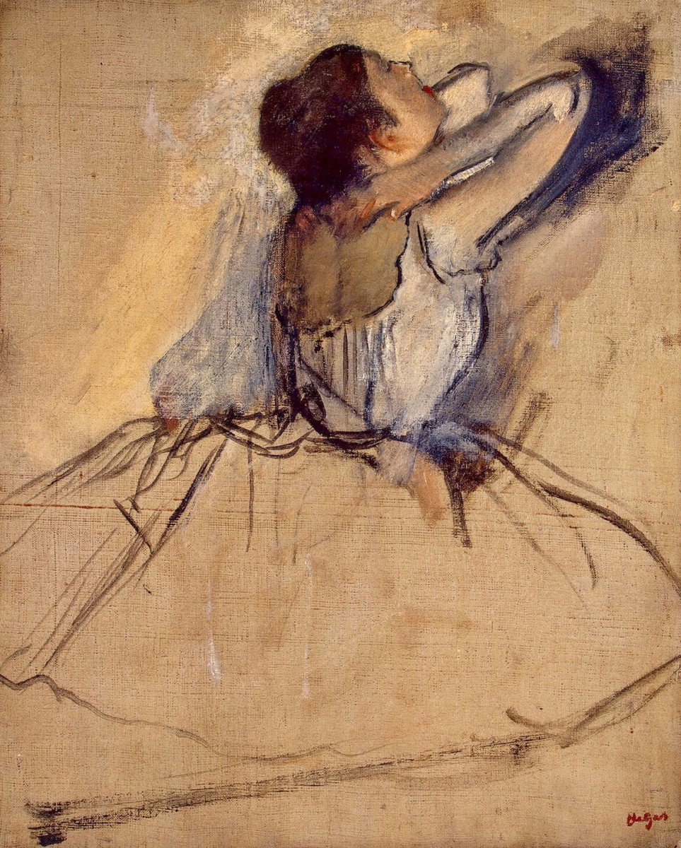 "Рисунок. Фигура / полуфигура" by Едгар Дегас