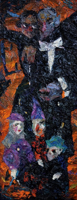 "Композиция. Продолжительный" by Ниcолета Дериволcов, 1000x400mm, масло / холст