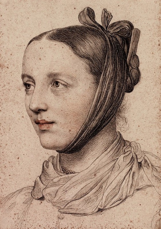 "Drawing. Portrait" by Marie Ellenrieder