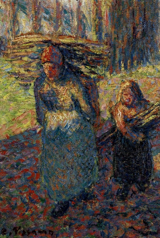 "Painting. People" by Camille Pissarro