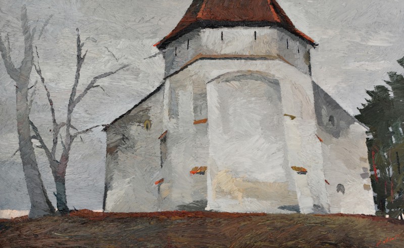 "Etude" by Anatol Ghimpu, 2015, 420x680mm, oil on canvas