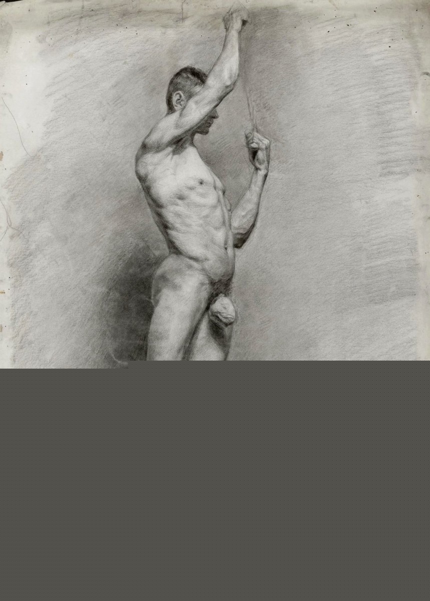 "Drawing. Nude" by S. N. Barishnikov