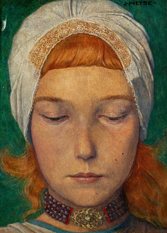 "Pictură. Portret" by Jan Heyse