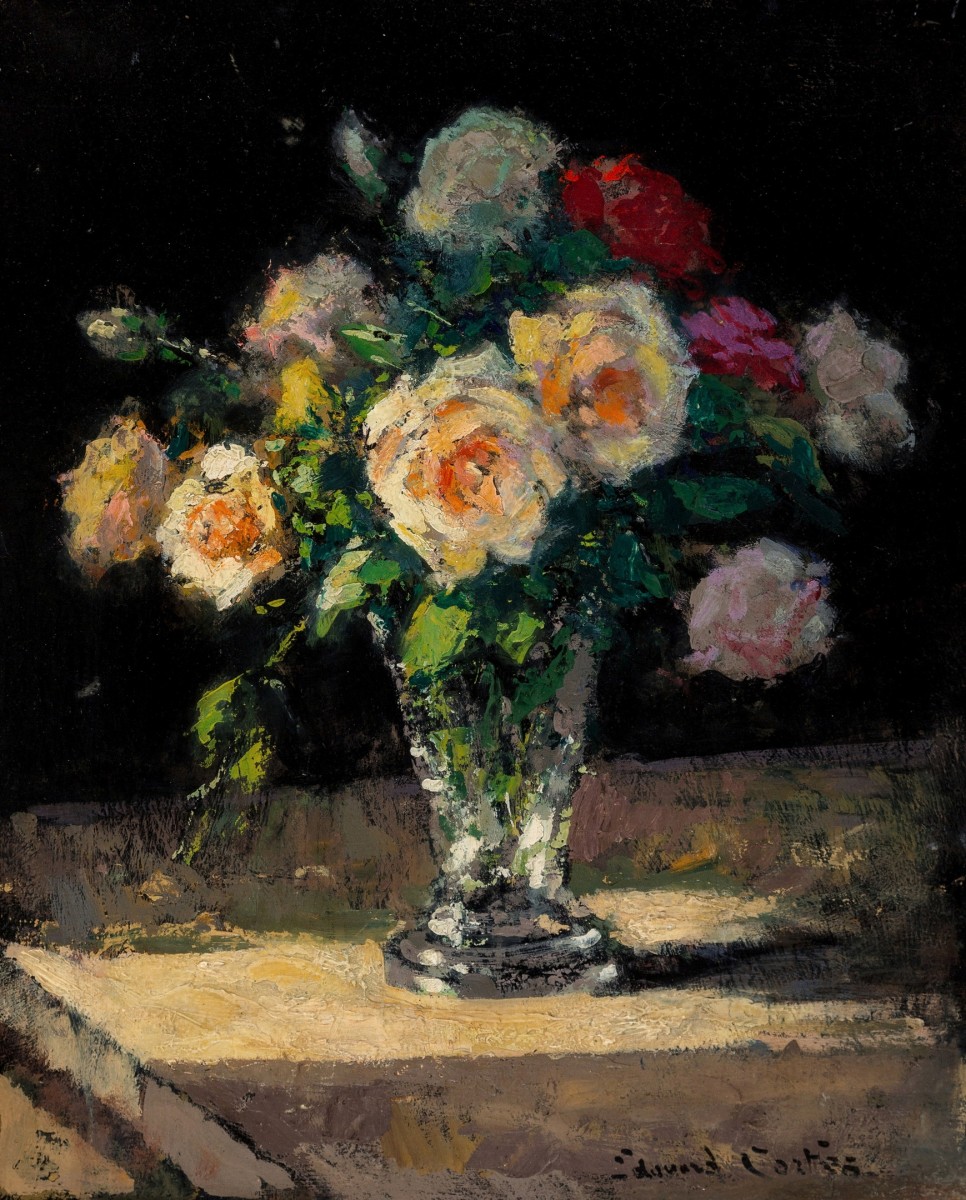 "Pictură. Flori" by Édouard Cortès