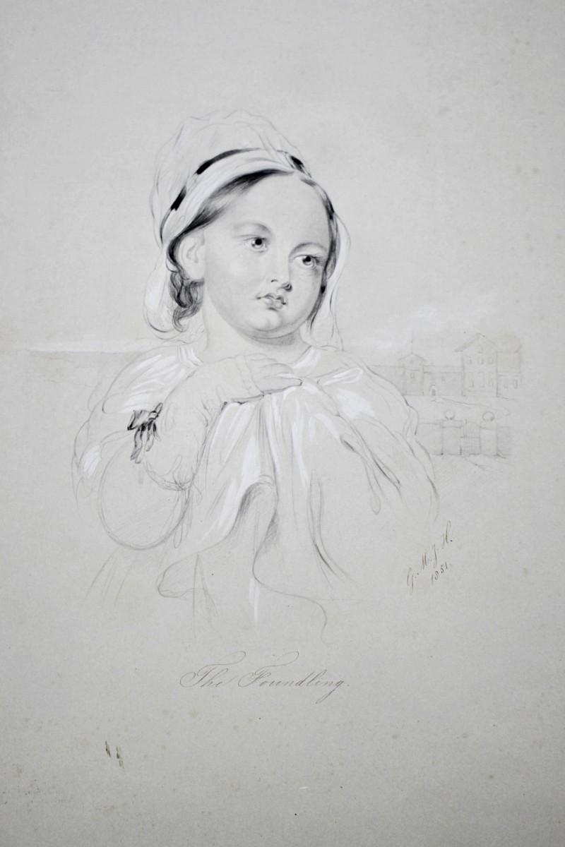 "Drawing. Portrait" by Geertruida Margaretha Jacoba Huidekoper