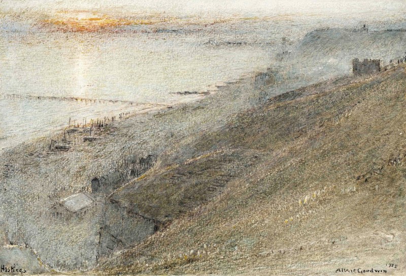 "Painting. Marine landscapes" by Albert Goodwin