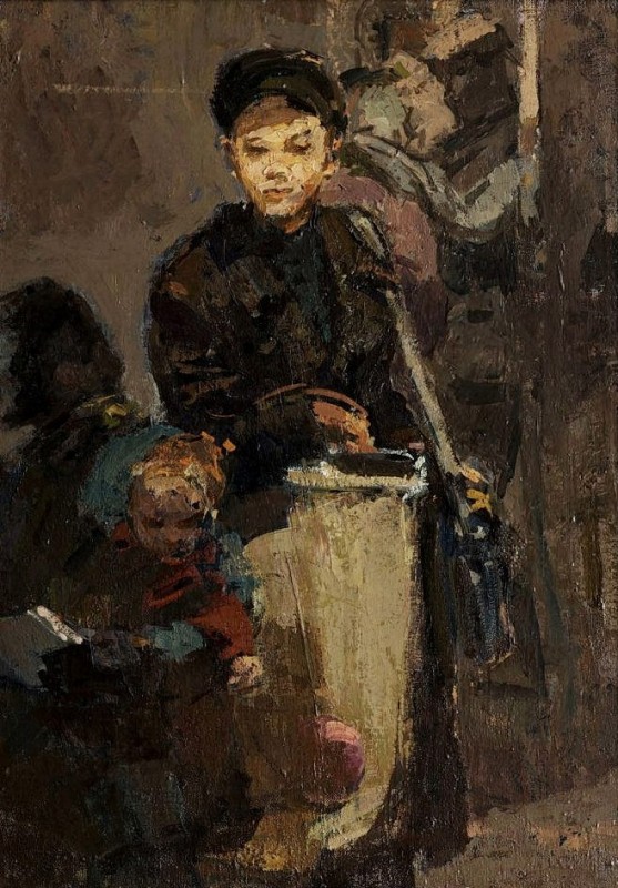 "Pictură. Oameni" by Felix (Falik) Samuilovich Lemberskiy