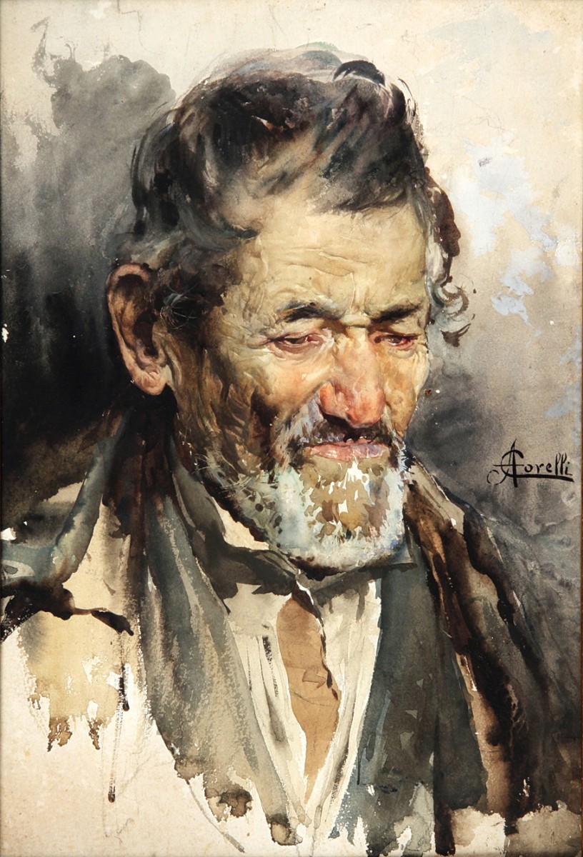 "Painting. Portrait" by Augusto Corelli