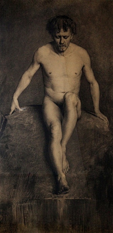 "Painting. Nude. Figure" by Samuel G. Richards