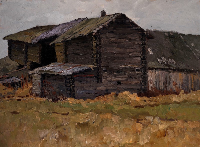 "Pictură. Rural" by Vladimir Fedorovich Stozharov