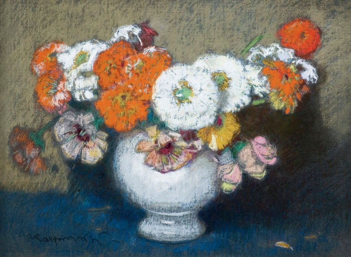 "Drawing. Flowers" by Alfons Karpiński