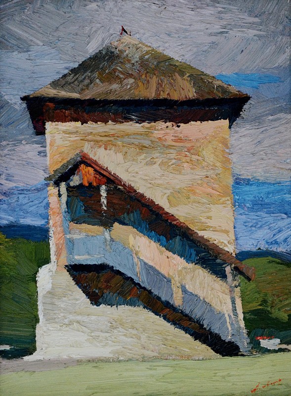 "Culă. Râmnicu-Vâlcea" by Anatol Ghimpu, 2012, 400x300mm, ulei pe pânză