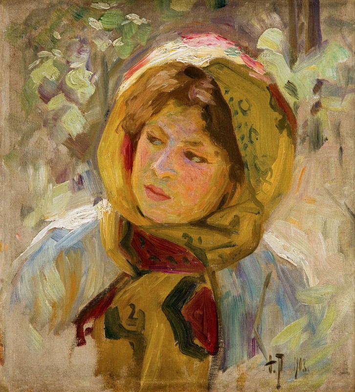 "Painting. Portrait" by Fedor Ivanovich Rerberg