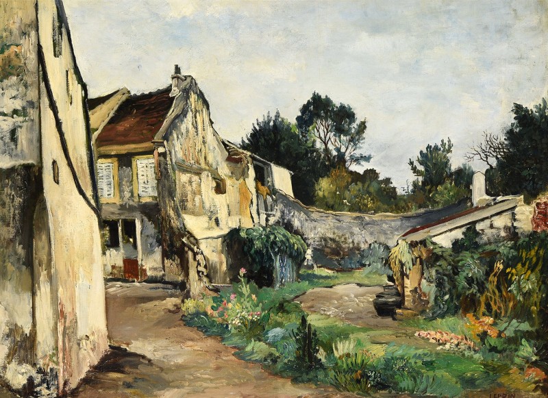 "Painting. Rural" by Marcel Francois Leprin