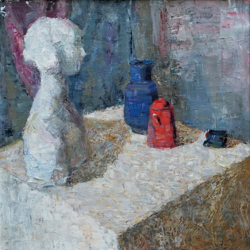 "Живопись. Продолжительный" by Roma Cibotaru, 600x580mm, масло / холст