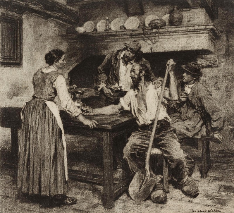 "Drawing" by Léon Augustin Lhermitte