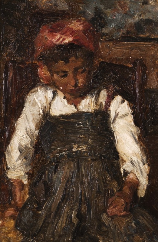 "Painting. Figure" by Henrique Pousão