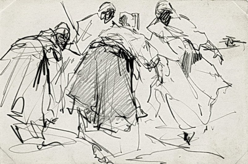 "Drawing" by Stepan Fedorovitch Kolesnikoff