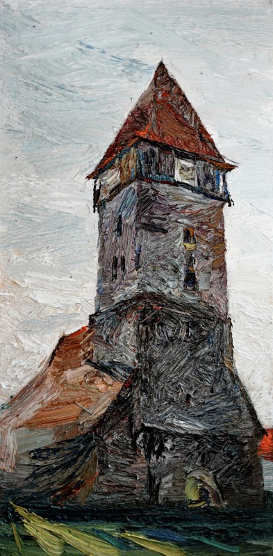 "Painting. Pleinair. Pleinair romania" by Doina Mîndrean, oil on canvas