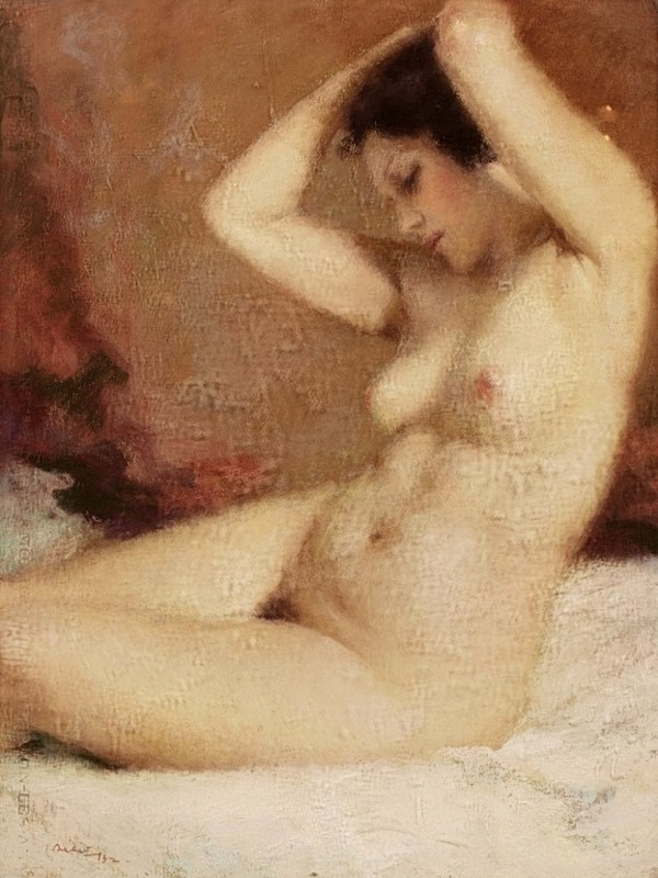 "Pictură. Nud" by József Bálint