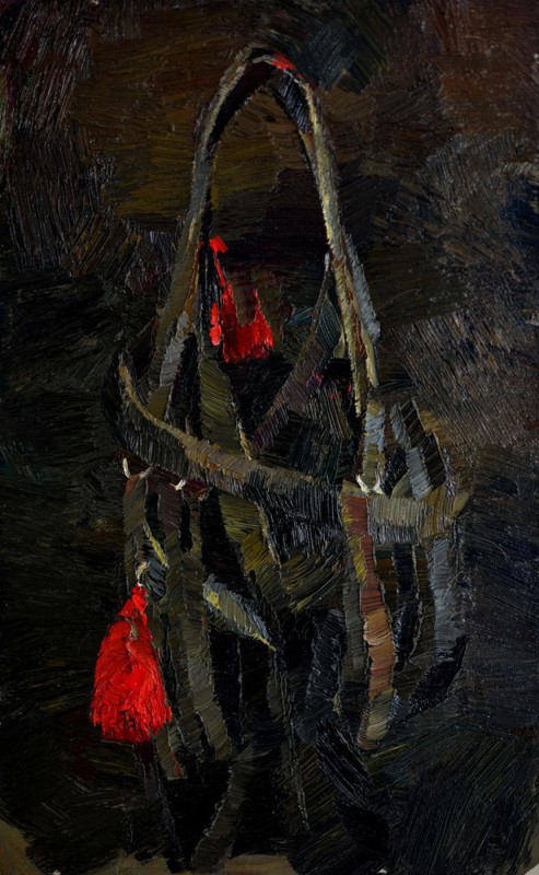 "Căpăstru. Sibiu ASTRA" by Cezar Ciobanu, 2016, 400x250mm, ulei pe pânză