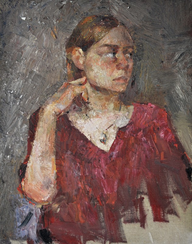 "Painting. Etude. Figure. Long term" by Vitalie Golban, 500x400mm, oil on canvas