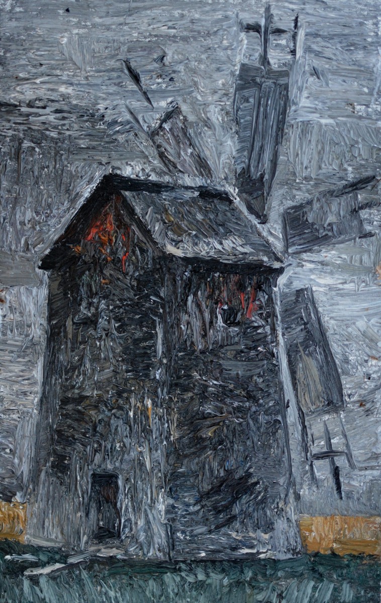 "Pictură. Pleinair. Pleinair România" by Diana Rumeghea, ulei pe pânză