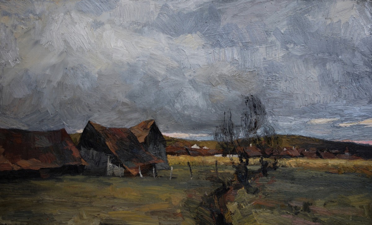 "Пленэр. Пленэр в Румынии" by Максим Романиуc, масло / холст