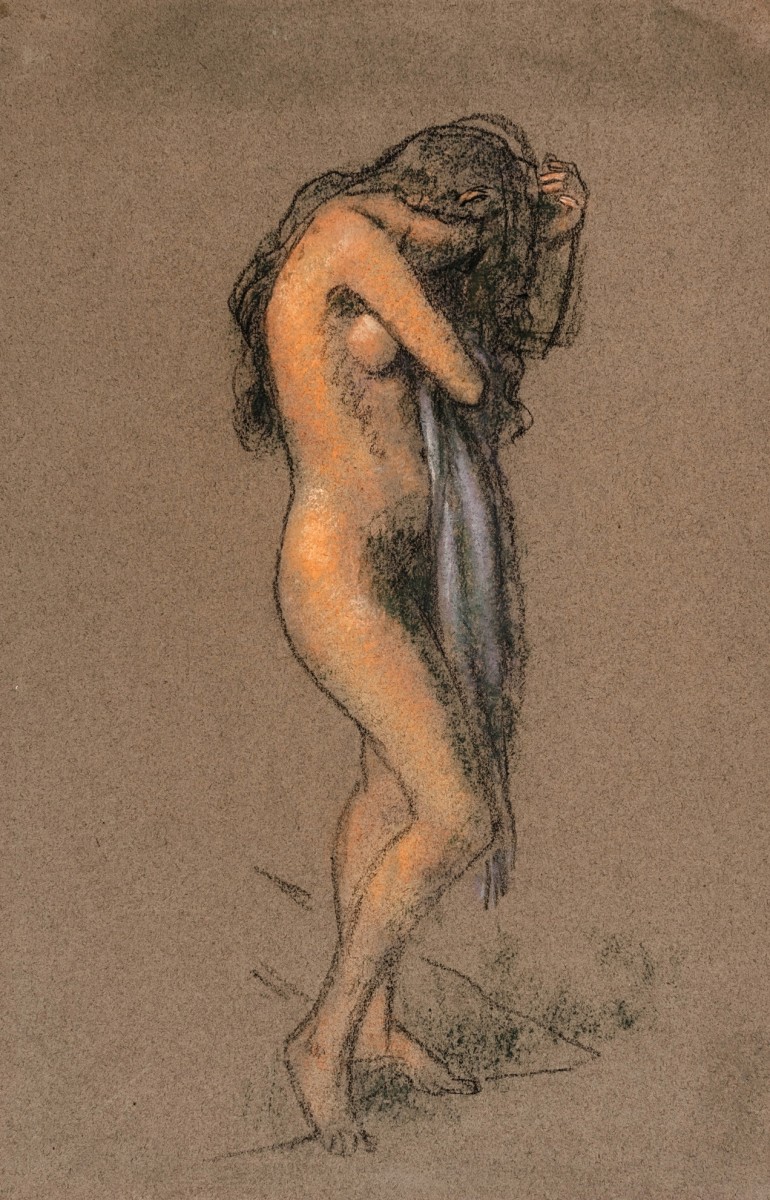 "Painting. Nude. Figure" by Julio González