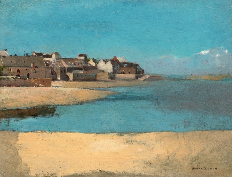 "Painting. Marine landscapes" by Odilon Redon