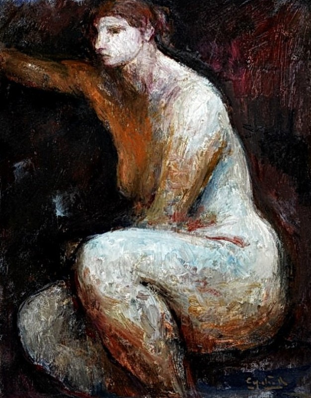 "Painting. Nude" by Rubens Capaldo