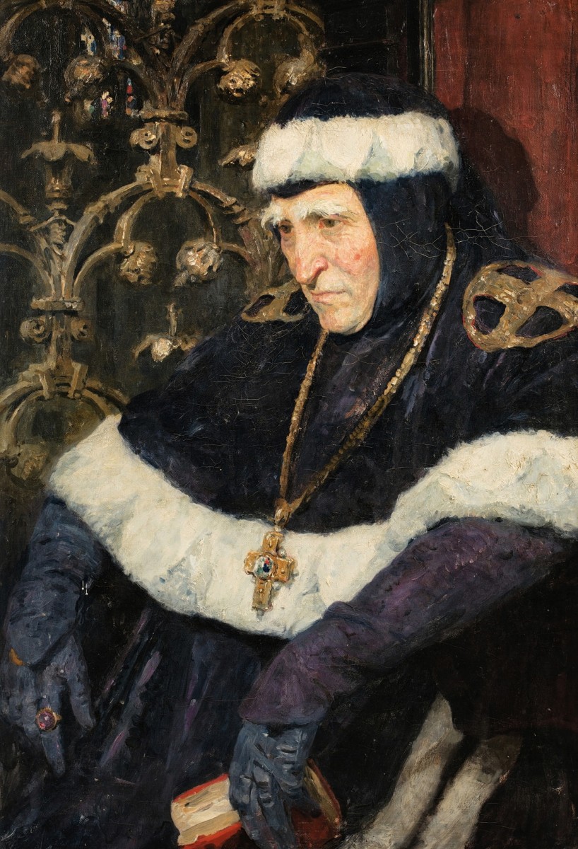 "Pictură. Portret" by Edgar Maxence