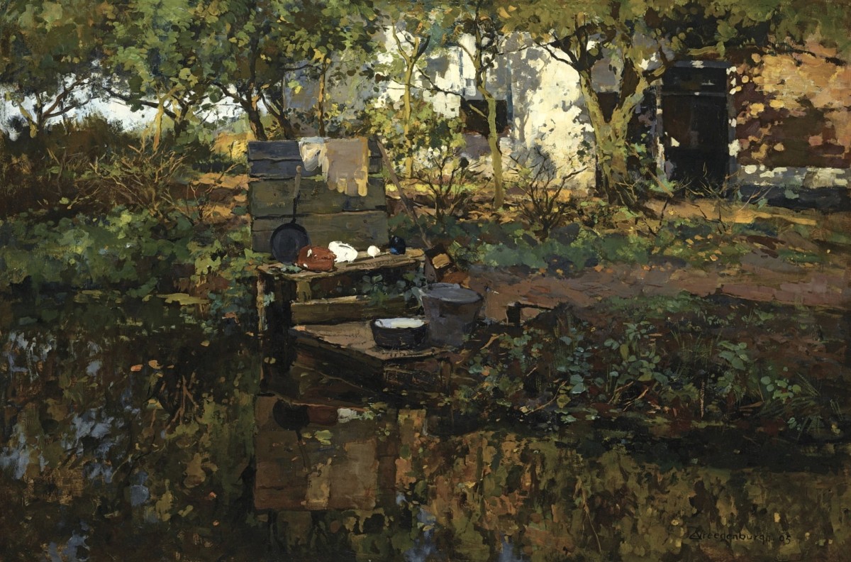 "Painting. Rural" by Cornelis Vreedenburgh