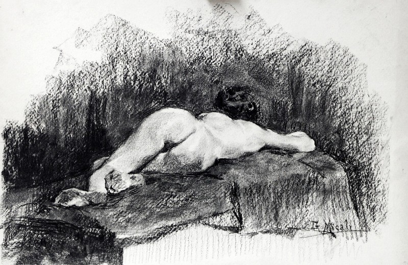 "Drawing. Nude" by Giuseppe Micali