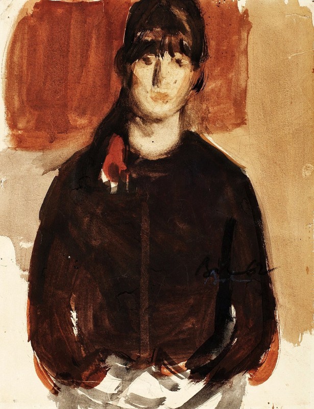 "Pictură. Figură / semifigură" by Corneliu Baba