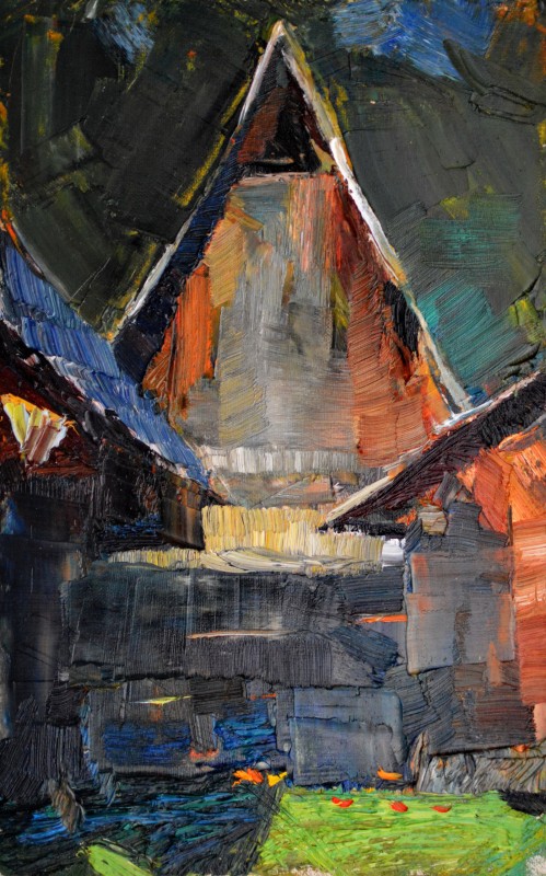 "Painting. Pleinair. Long term" by Cezar Ciobanu, 400x250mm, oil on canvas
