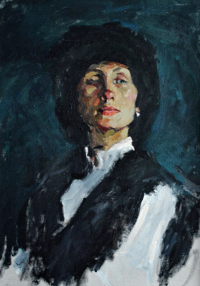 "Portret" by Cэтэлин Граур, 2017, 600x420mm, масло / холст
