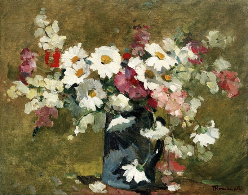 "Painting. Flowers" by Gheorghe Teodorescu Romanaţi