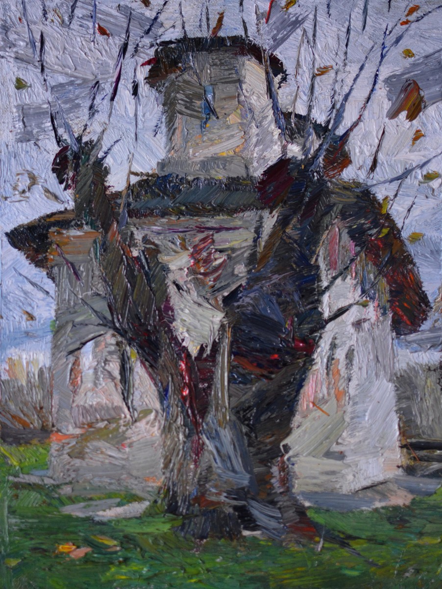 "Painting. Etude. Pleinair. Long term" by Cezar Ciobanu, 420x320mm, oil on canvas