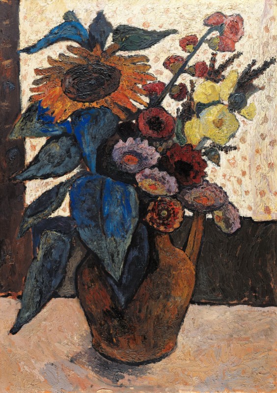 "Painting. Flowers" by Paula Modersohn-Becker