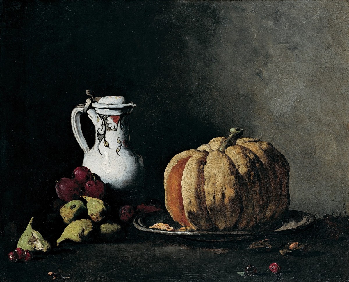 "Pictură. Natură statică" by Théodule Ribot