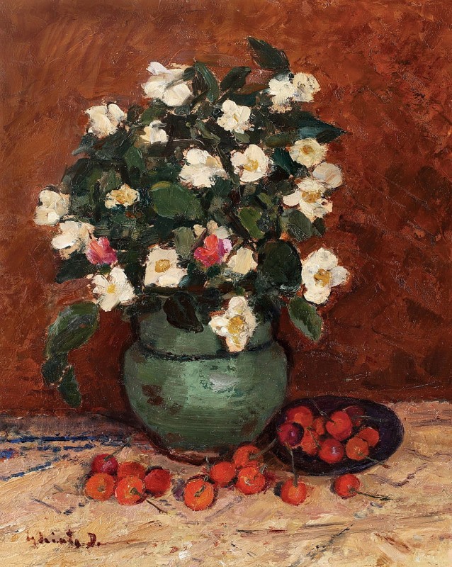 "Pictură. Flori" by Dumitru Ghiață