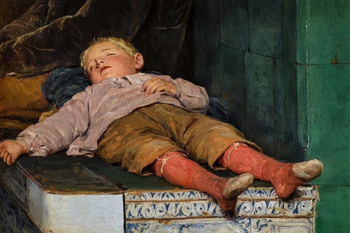 "Composition. People" by Albert Anker
