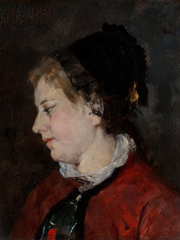 "Pictură. Portret" by Mary Cassatt