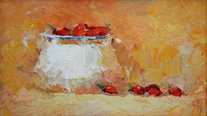 "Живопись. Продолжительный" by Александру Попесcу, 300x520mm, масло / холст